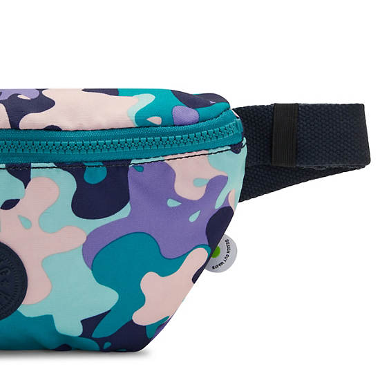 Kipling Fresh Lite Printed Heuptasjes Groen | België 2210BE